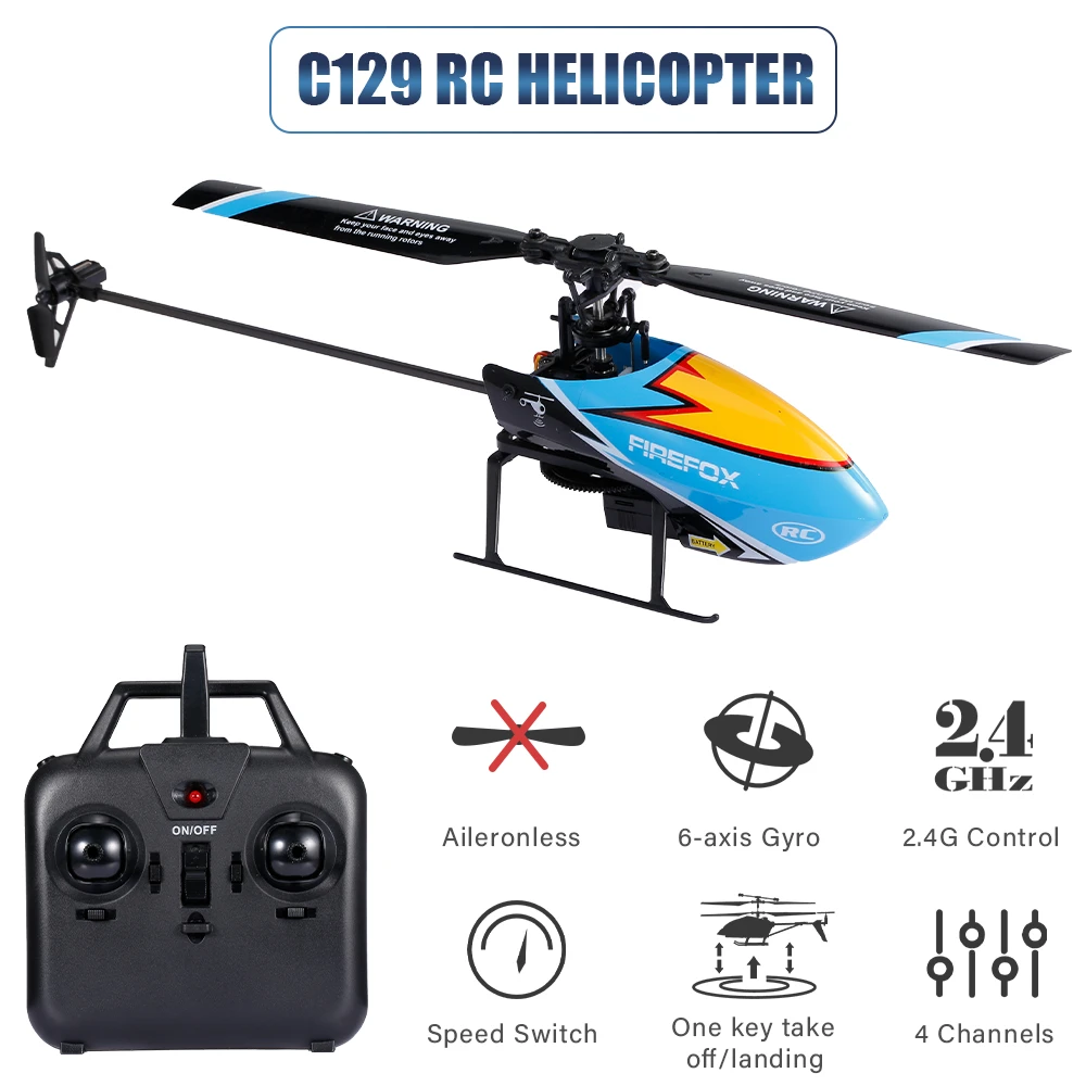 C129 RC Helicopter 4CH Mini Aileronless 