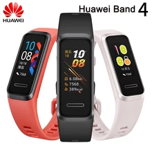 Смарт-браслет huawei Band 4 0,95 ''цветной USB-внутренний AMOLED экран отслеживание сердечного ритма здоровье сон оснастка часы ремешок