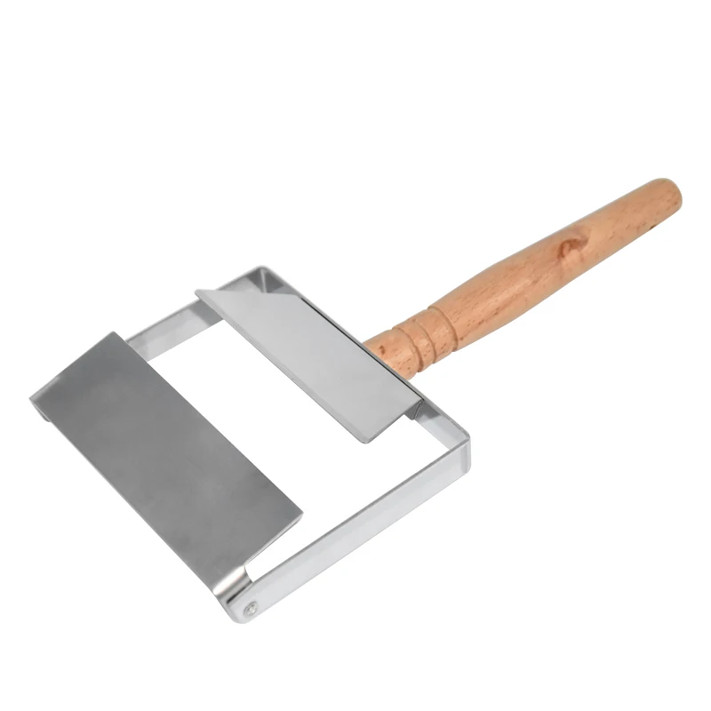 honey cutter Fork Honey cutter Uncapping Fork Scraper bee Honeycomb Scraper Wooden Handle Beekeeping Tools beehive Shovel knife Equipment - Цвет: honey cutter Fork