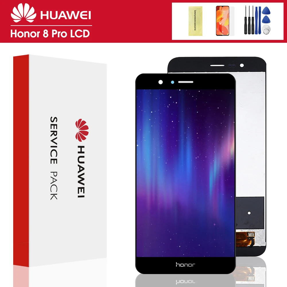ЖК-дисплей 5 7 дюйма IPS для Huawei Honor 8 Pro сменный сенсорный экран с дигитайзером в