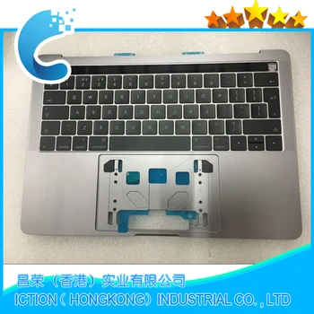 

Original A1706 PalmRest Topcase For Macbook PRO Retina 13.3" A1706 Topcase With UK Keyboard Grey Silver 2016 2017 Year