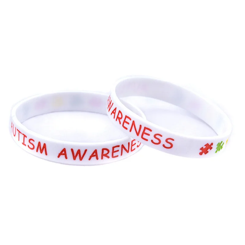 Autism Awareness Silicone Bracelet Autism Medical Warning Bracelet Wrist Band silicone wristband