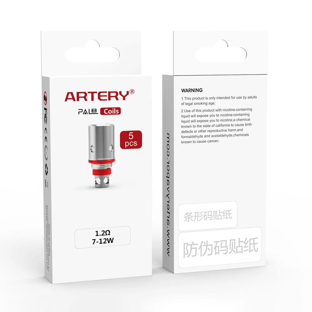 

Original Artery Pal 2 Coil 0.6ohm Mesh Coil mesh 0.6ohm Vape Core For Pal 2 Vape Kit E Cigarette Coil Head