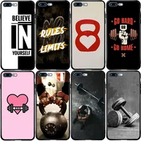 Cover Case for iPhone Oneplus 5S SE 2020 6S 7 8 6T 8T Plus XS XR 11 12 Pro Mini Max Training Crossfit Kettlebells Weightfit