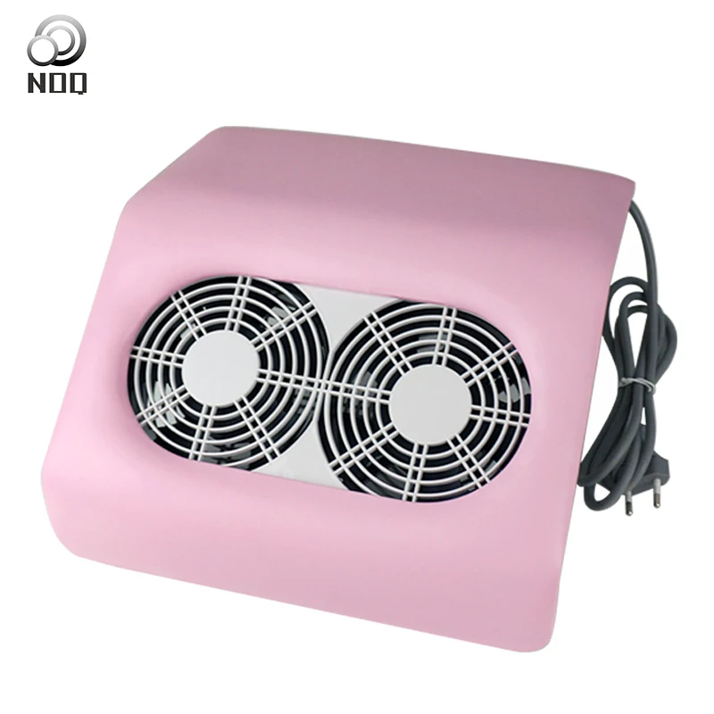 

NOQ 65W Two Hands Vacuum Cleaner For Nails Manicure Nail Dust Suction Collector Machine 2Pcs Fans Salon Equipment Tools