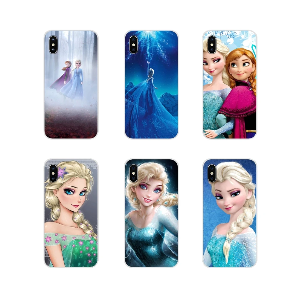 Аксессуары чехол для телефона Принцесса Эльза Анна для Apple IPhone X XR XS 11Pro MAX 4S 5s 5C SE 6S 7 8 Plus ipod touch 5 6