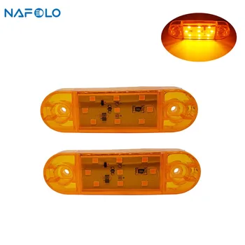 

2PCS 9 LED Led Car Side Marker Lights for Auto Motorcycle Caravan Trucks Side Lamp Indicator Led Lorry Trailer Clearance Lights