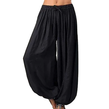 

Women Casual Baggy Boho Gypsy Aladdin Harem Pants Trousers FS99