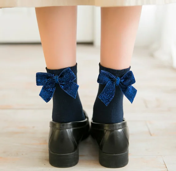 Носки новые детские гольфы с большим бантом для маленьких девочек, мягкие хлопковые кружевные детские носки Niekousen meisje, Прямая поставка