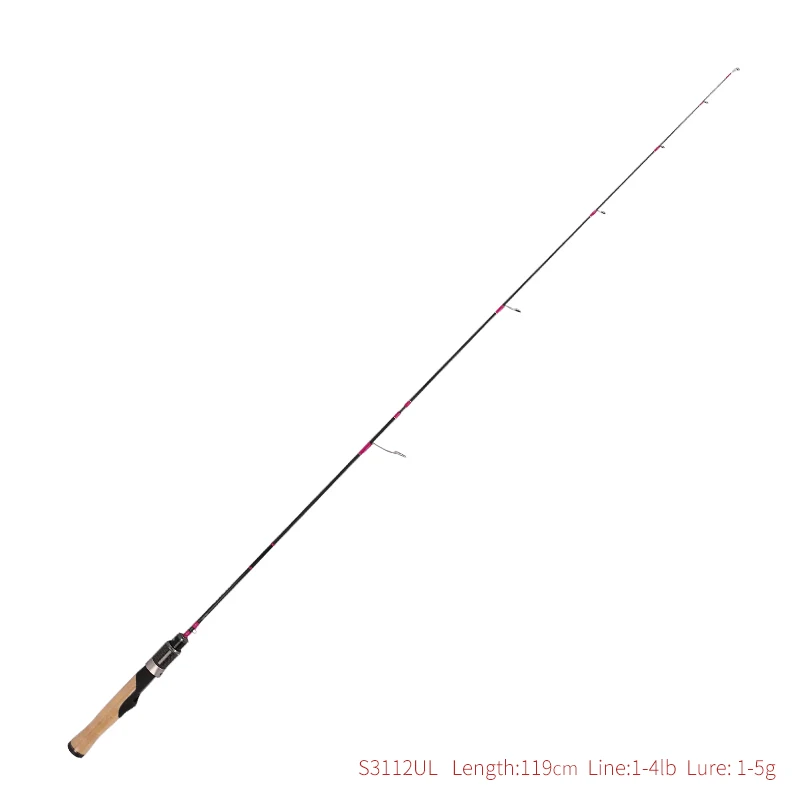 S3112UL TSURINOYA Бейт утонченность ловли форели красный CLEVER 1,19/1,57/1,6/1,85 м UL L спиннинг литья 2 Раздел Фудзи направляющие кольца аксессуары - Цвет: S3112UL
