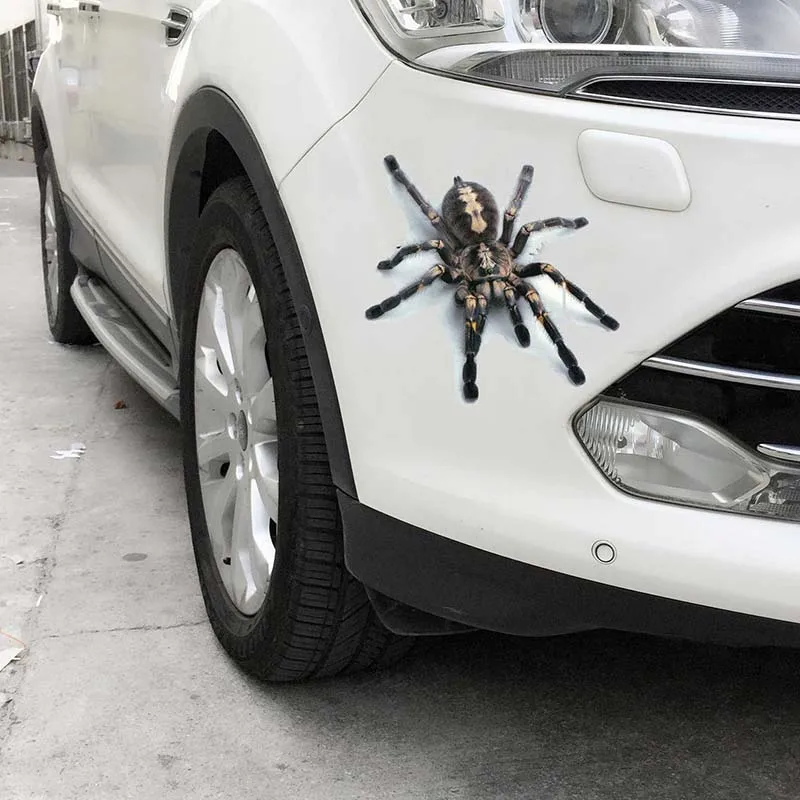 Фото 3D ПВХ стикер автомобиля ящерица скорпион паук наклейка на кузов и окна Наклейка