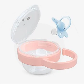 

Baby Pacifier Storage Box Dummy Baby Soothers Baby Teether Baby Infant Portable Newborn Baby Pacifier With Handle Storage
