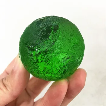 

Green Moldavite Czech Meteorite Impact Glass Sphere Ball Natural Rough Stone Crystal Energy Stone