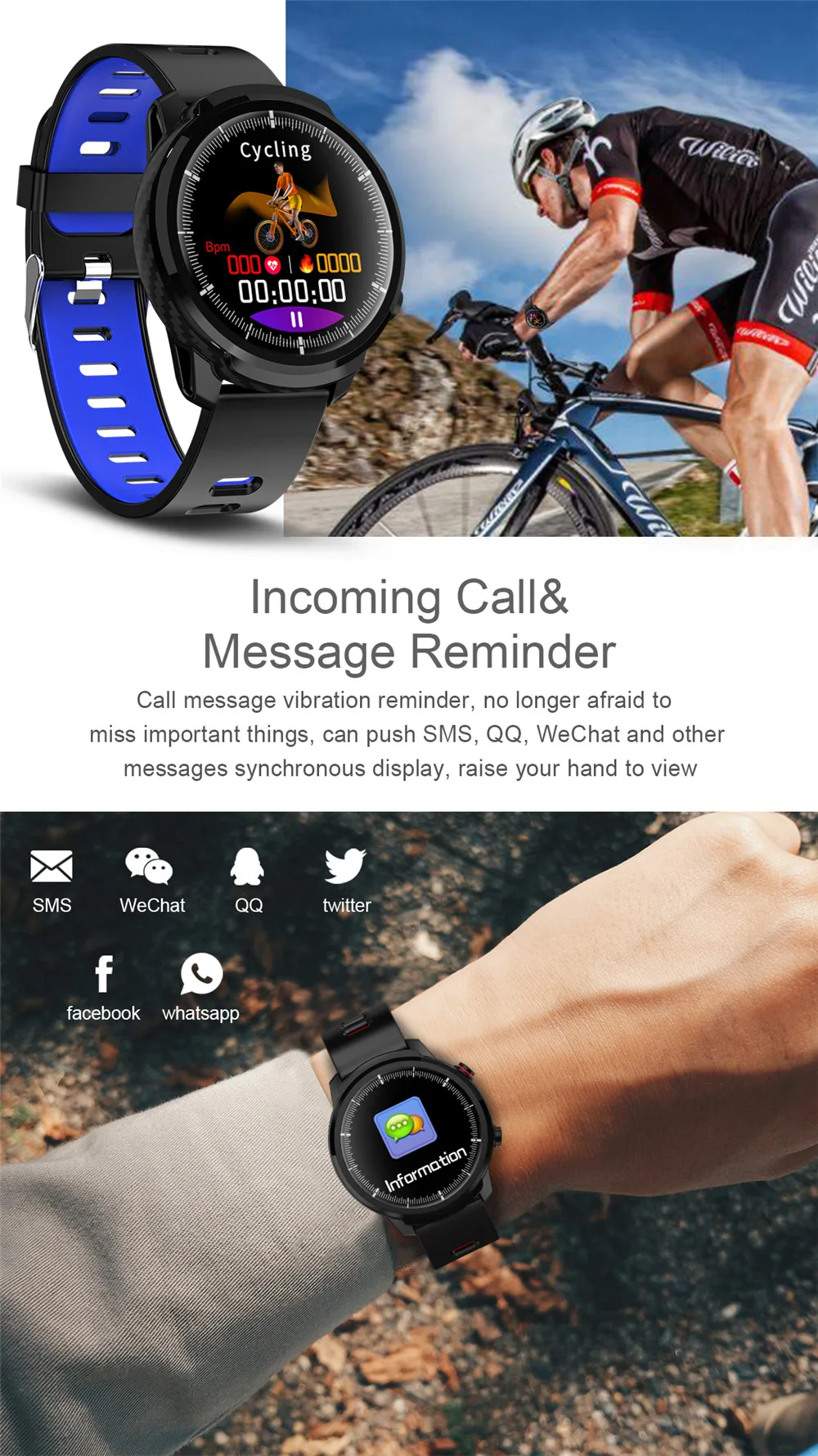 LIGE Новые смарт-часы для мужчин IP68 Водонепроницаемые спортивные Смарт-часы мониторинг сердечного ритма погоды и погоды смарт-браслет для IOS Android