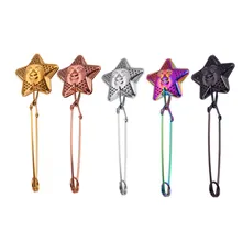 1 шт. 17 см* 5,5 см Звезда Форма практичная оснастка сетка из нержавеющей стали ситечко для чая шар ситечко для чая ситечко для чая полезный кухонный инструмент