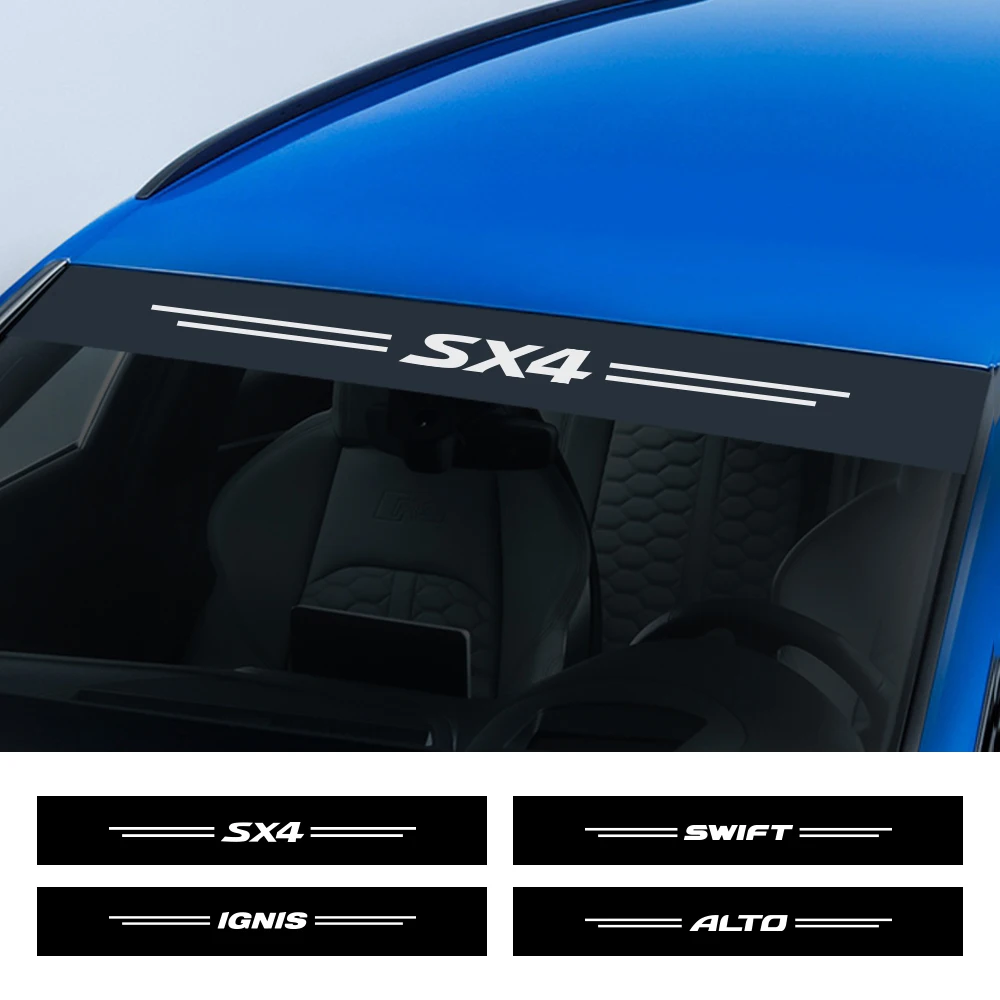 

Car Windshield Stickers for Suzuki Swift ALTO SX4 Jimny Samurai Baleno Grand Vitara Ignis Reflective Sticker Car Accessories