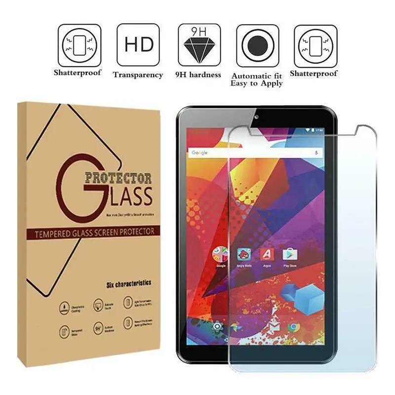 Tablet Tempered Glass Screen Protector Cover For Argos Alba 7 Inch Android Table |