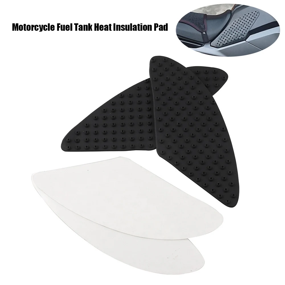 1 Pair Motorcycle Side Decal Tank Traction Pad Anti Slip Gas Knee Grip Protector for Honda C66
