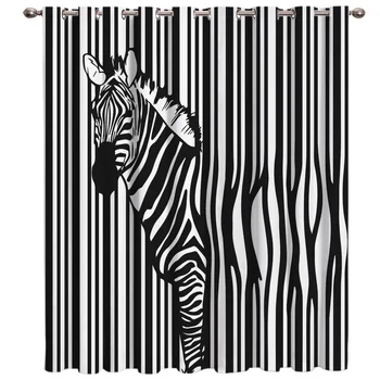 

Bar Code Zebra Window Treatment Hardware Sets Curtain
