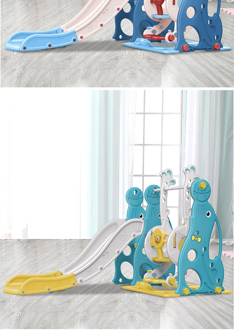 toddlers slide and swing set-10