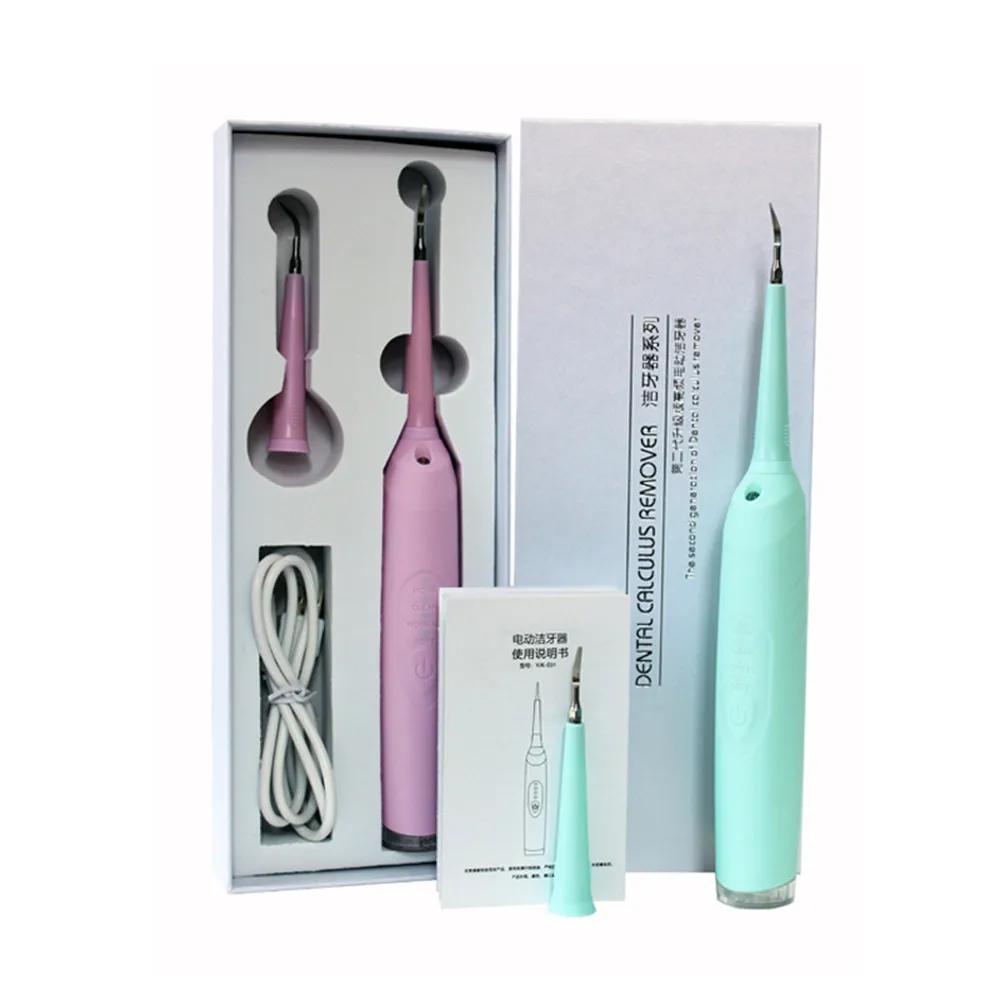 Kaufen Zweite Generation Elektrische Ultra sonic sonic Dental Scaler Zahn Zahnstein Entferner Reiniger Zahn Flecken Zahnstein Bleichen Zähne Entfernen