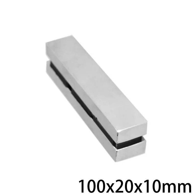 1/2/3PCS 100x20x10 Block Powerful Magnets Longest Sheet Neodymium Magnet 100x20x10mm Strong Permanent NdFeB 100*20*10 mm | Обустройство