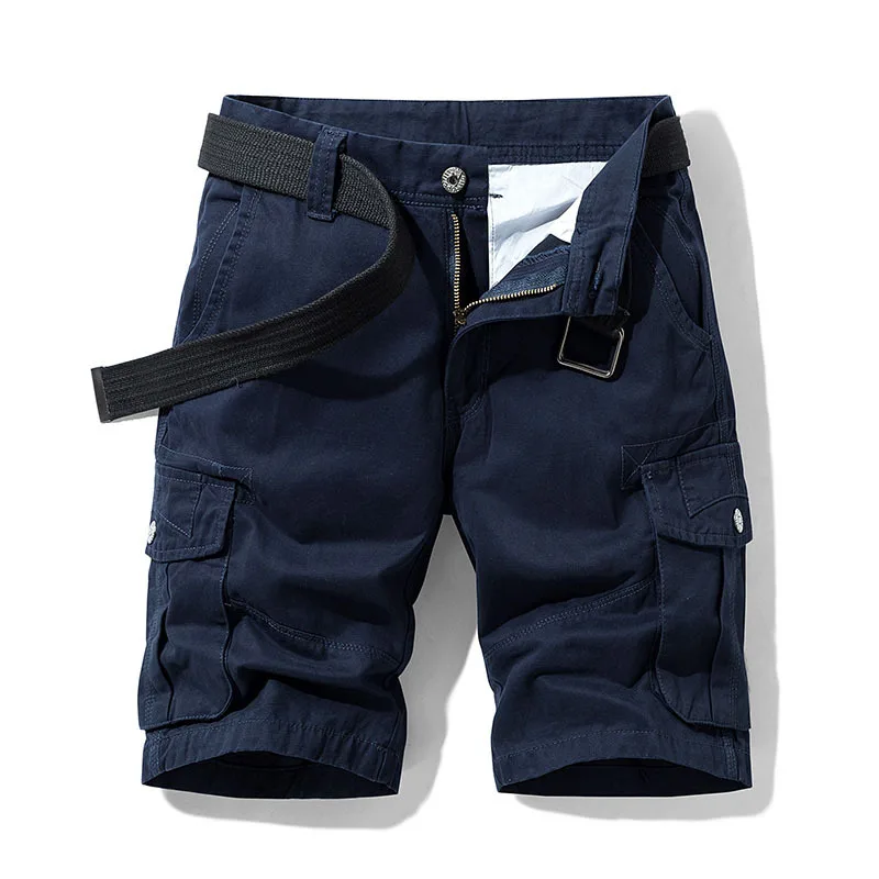 2020 Summer Men's Baggy Multi Pocket Military Cargo Shorts Male Cotton Navy Mens Tactical Shorts Short Pants 30-38 No Belt 2020 Summer Men's Baggy Multi Pocket Military Cargo Shorts Male Cotton Navy Mens Tactical Shorts Short Pants 30-38 No Belt