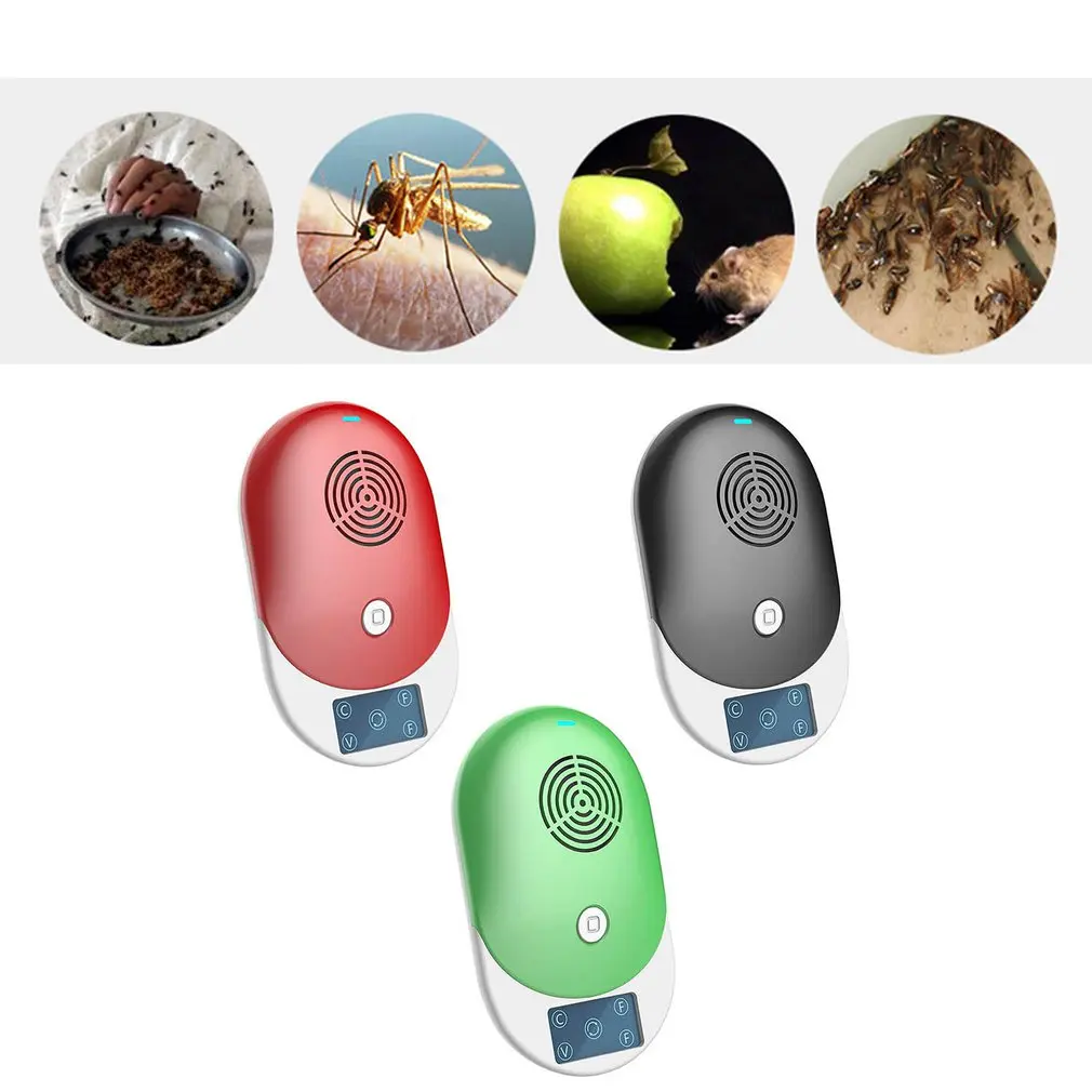 Многофункциональный электронный электромагнитный отпугиватель насекомых от насекомых, насекомых, тараканов, мышей, киллеров, евровилка