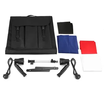 

Portable 50cm Camera Photo Studio Box Soft Light Tent Kit Color Backdrops With Tripod Mobile Shot Box Set Photography Props