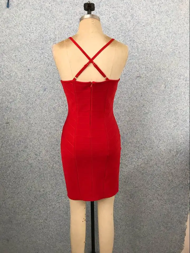 Vestidos женское сексуальное дизайнерское плотное вискозное Черное Красное Бандажное платье знаменитость вечерние платья для ночного клуба