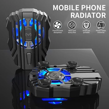 

Mobile Phone Radiator Gaming Universal Phone Water-cooled Cooler Portable Fan Holder Heat Sink For Phone