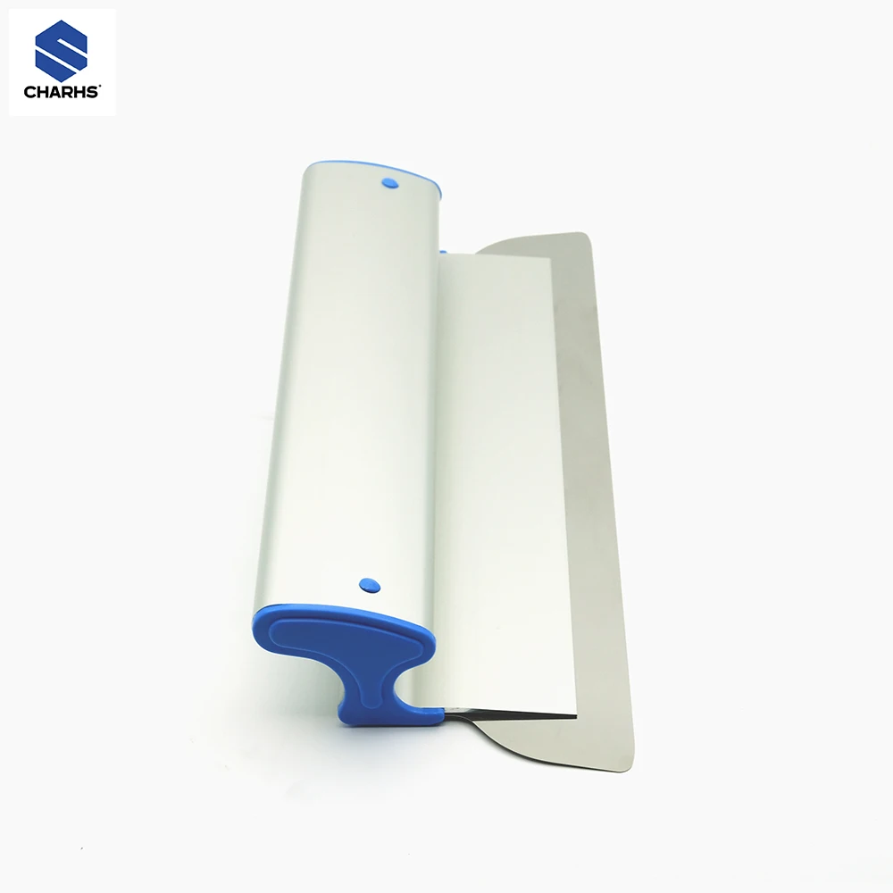 Skimming Blade spatulas16" 40cm Smoothing/Knock-Down Knife Extruded Aluminum Stainless Steel Construction High-Impact End Caps