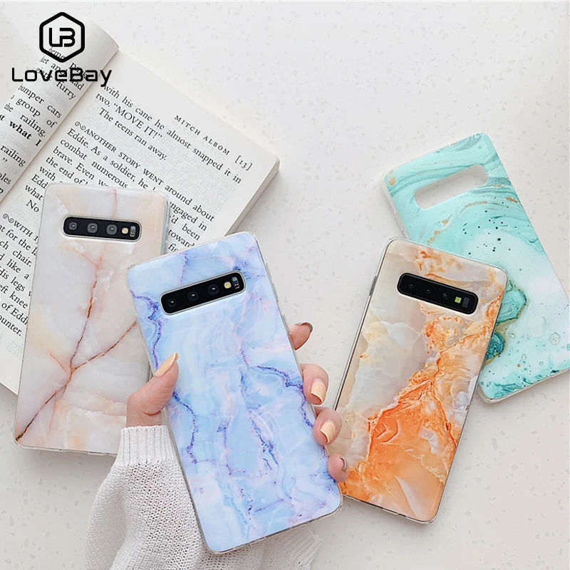 Lovebay мраморная текстура чехол для iPhone XS Max раскладной Мягкий ТПУ задняя крышка 6 6S 7