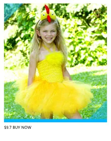 1Set Children Tutu Dress Baby Girls Birthday Party Dress Kids Halloween Chicken Costume Outfit Girls Animal Fancy Dress Up (8)_副本