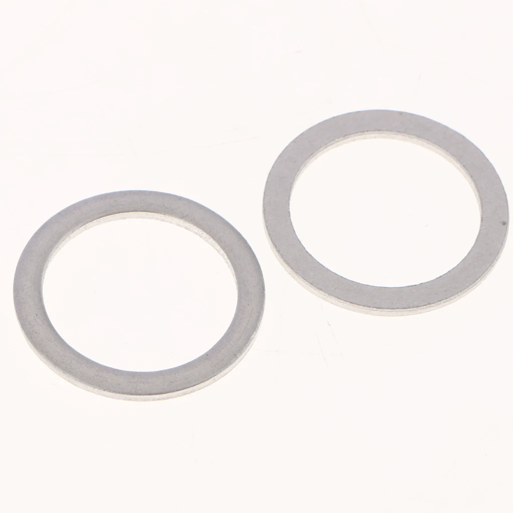 10Pcs Metal Oil Drain Plug Crush Washers Gaskets For Toyota Lexus