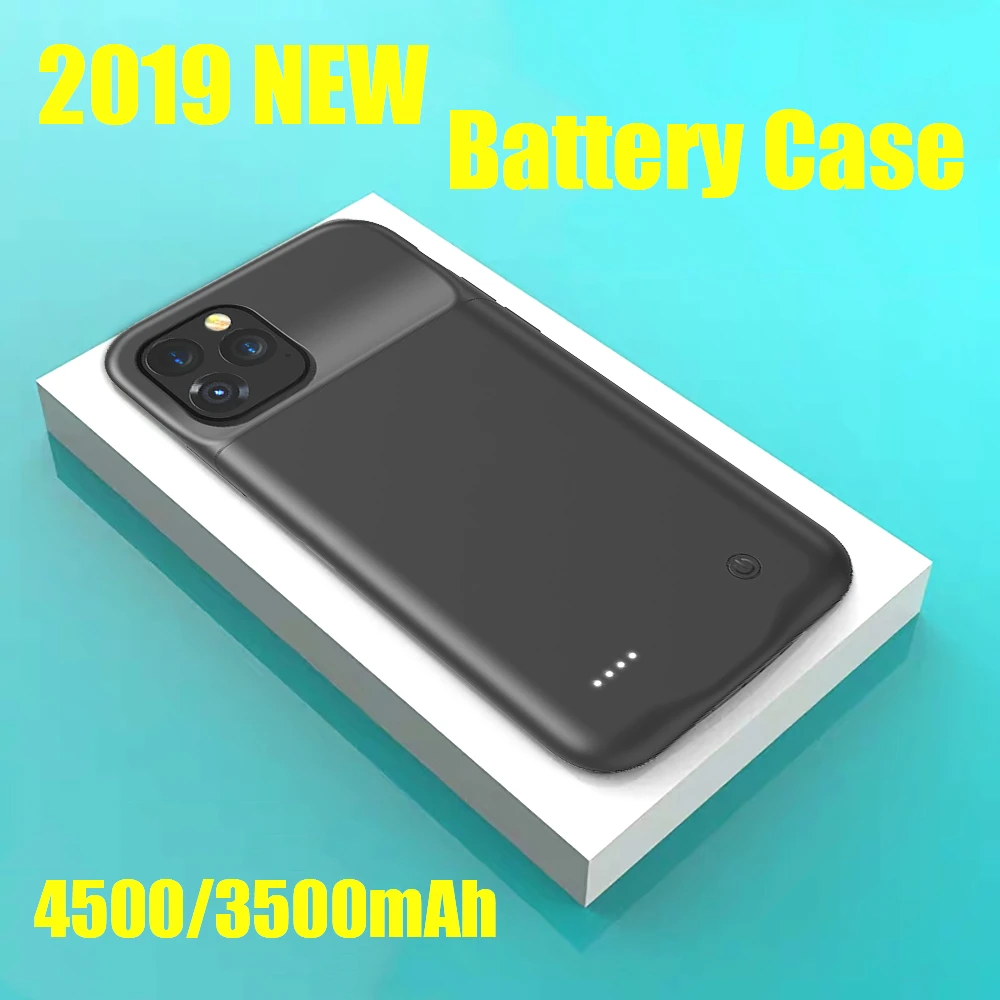 Чехол для аккумулятора для iphone 11 Pro Max 4500/3500 mah, зарядное устройство для iphone 11, внешняя задняя упаковка, чехол для зарядного устройства