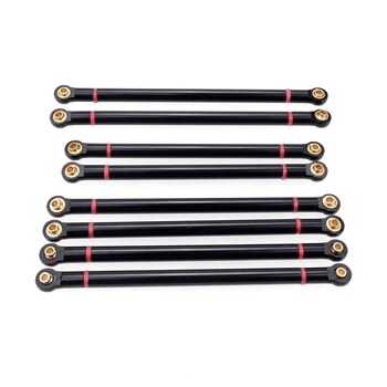 

8Pcs/Lot Metal Link Rod 313MM Wheelbase Suit for Axial SCX10 1/10 RC Crawler Car Parts
