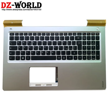 

New/orig Silver Palmrest Upper Case With Italy Keyboard for Lenovo Ideapad 700-15ISK Laptop C Cover 5CB0L03563
