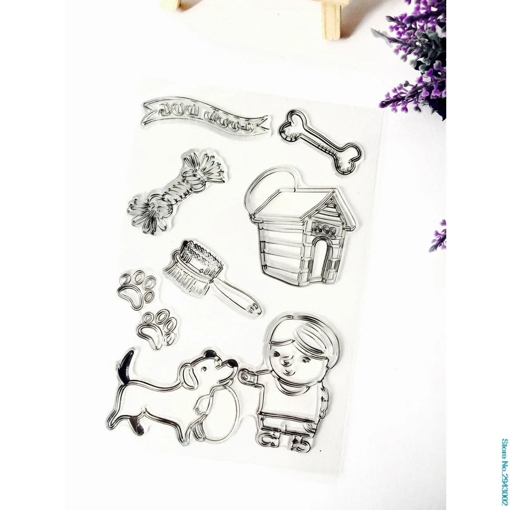 295 Книга DIY силиконовый прозрачный штамп цепляется печать тиснение для скрапбукинга альбом декор M4YD - Цвет: 295
