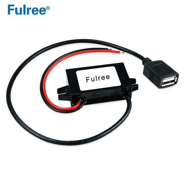 Convertisseur USB De 12V à 5V Câble De Réduction Micro USB Mini-connecteur Mâle à 5 Broches Pour Les Garanties De Protection Contre Les Basses Tensions Des Enregistreurs De