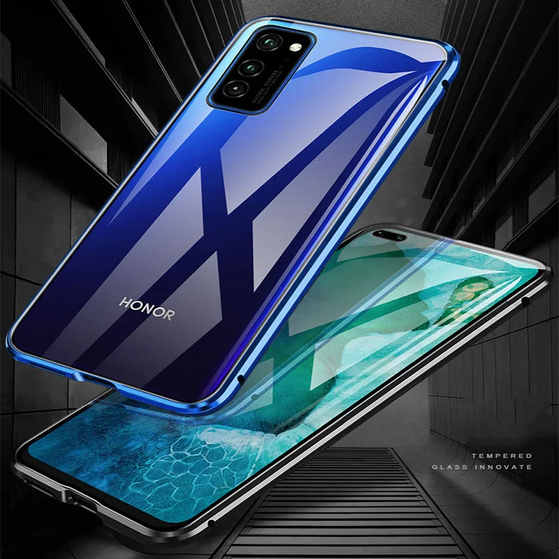 Металлический магнитный чехол для Honor 20 V30 Pro 10 Lite телефона Huawei Mate 30 20X4G
