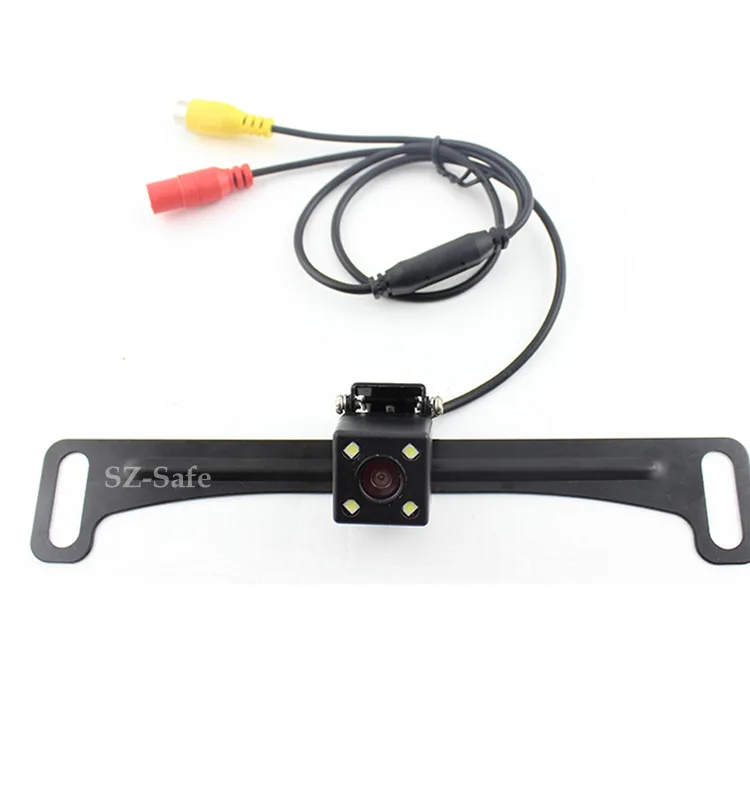 

Square Light Included High-definition Night Vision with License Plate Holder on Board Camera Vehiclel Backup Camera PZ412-B