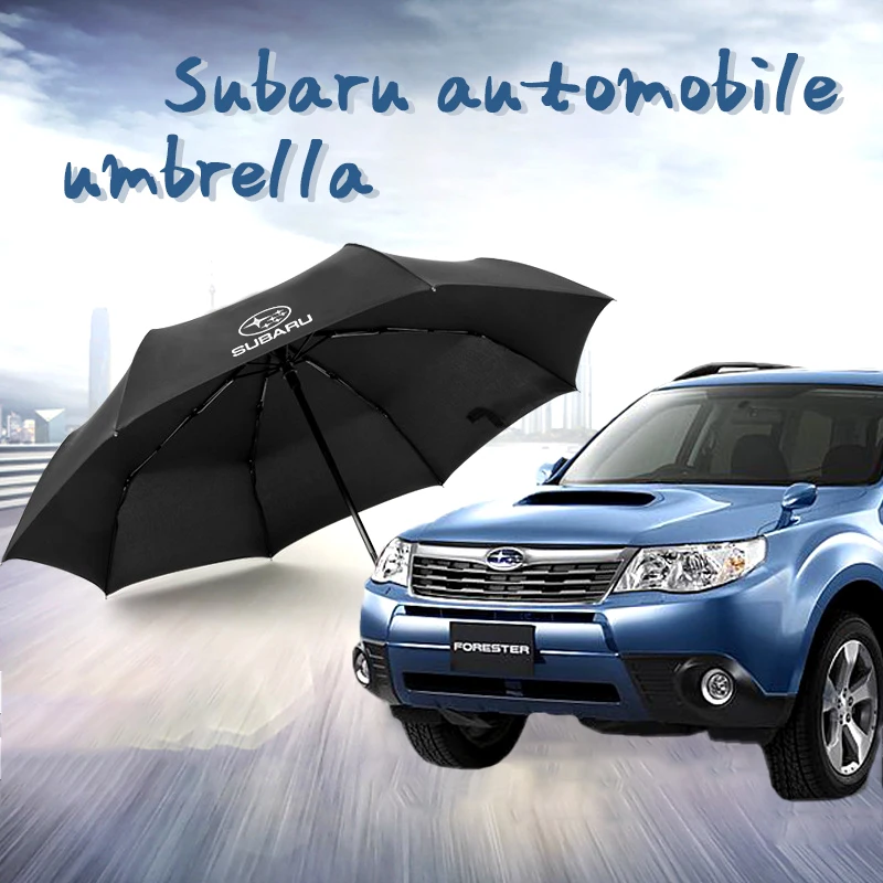 

NEW Fully Automatic Big Fashion High Quality car brand business Three fold Umbrellas black parasol men Automatic clear Umbrella
