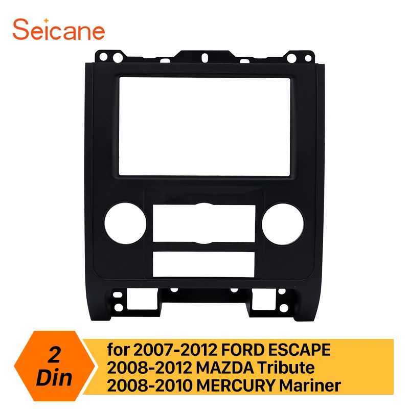 Seicane 2 Din автомагнитола DVD фасции рамка монтажный комплект для переоборудования панель для MAZDA Tribute MERCURY Mariner Ford Escape