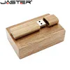 JASTER Wooden USB + box USB flash drive pen driver pendrive 4GB 16GB 32GB 64GB  memory card USB creativo personal LOGO wholesale ► Photo 2/6