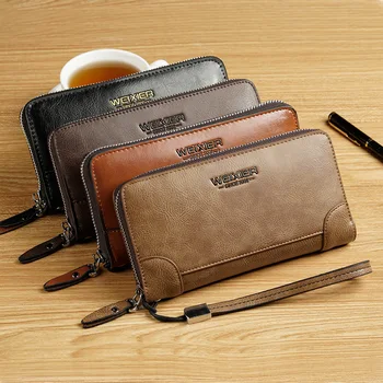 

simple black color men wallet New Design Small Money Purses Wallet For Men 200815-14