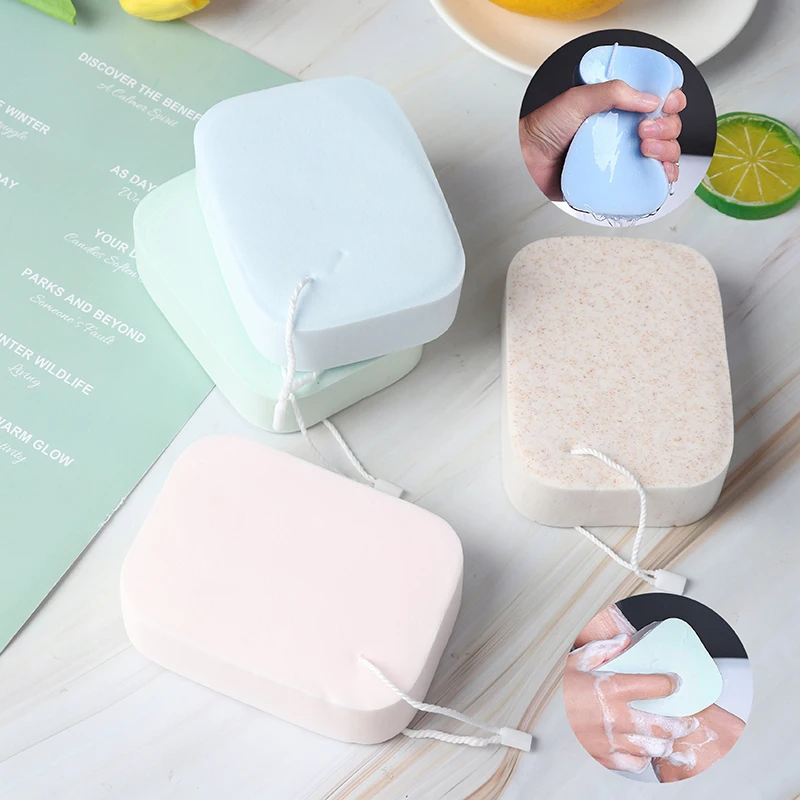1pc Bath Sponge Scrub Shower Bath Scrubber Exfoliating Beauty Skin Care Sponge Face Cleaning Spa Bath Ball
