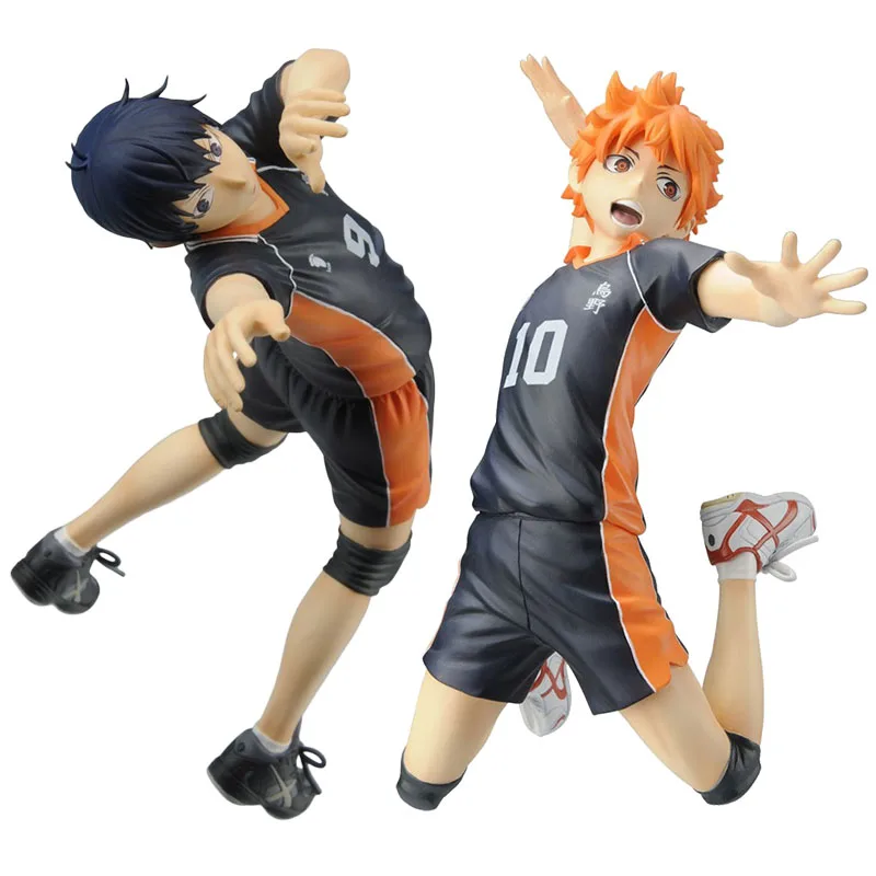 Haikyu! Игровая серия 9 # Tobio Kageyama сеттер экшн-Фигурка 10 Shoyo Hinata Middle Blocker ПВХ Фигурки
