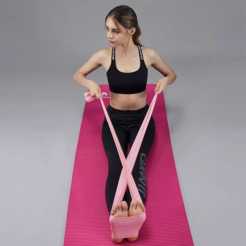 Fitness Exercise Resistance Bands Rubber Yoga Elastic Band Gym Training Resistance Band Loop Rubber Loops 1.51.82M 0.350.5MM (2)