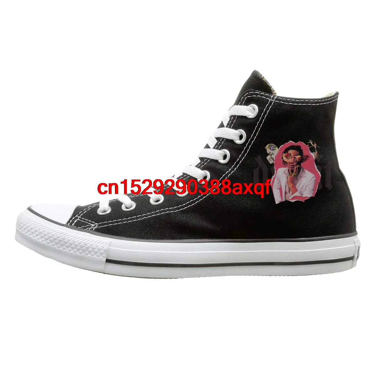 

High-top Canvas Shoes Sneaker Playboi Poke It Out-Carti Casual Walking Shoes for Mens Womens